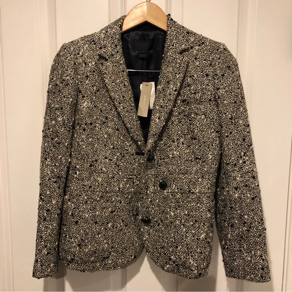 J Crew Collection Metallic Tweed Jacket - Picture 3 of 8